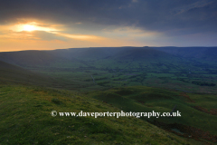 Sunset over the Vale of Edale