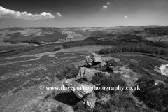 View from Win Hill overlooking Ladybower Reservoir