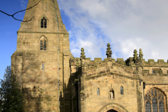 St Marys church Bolsover village