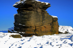 Mother Cap Gritstone Outcrop Millstone Edge