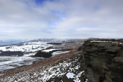 Wintertime on Stanage Edge