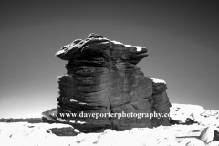 Winter, Mother Cap Gritstone, Millstone Edge