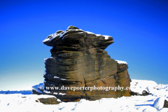 Winter, Mother Cap Gritstone, Millstone Edge