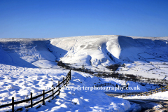 Winter Horsehill Tor Ridge Edale Valley