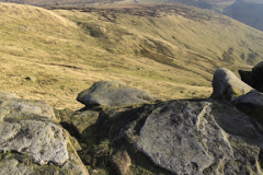 Gritstone rocks on Shelf Moor, High Peak