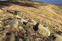 Gritstone rocks on Shelf Moor, High Peak