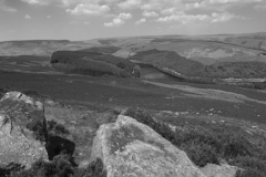 View from Win Hill over Ladybower reservoir