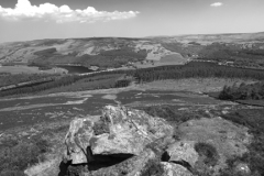 View from Win Hill over Ladybower reservoir