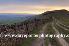 Sunset over the Vale of Edale, Edale Valley