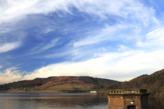 Spring view of Ladybower reservoir, Derwent Valley