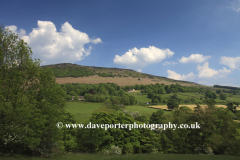 Summer view of Bamford Edge, Derwent Valley