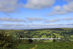 Widecombe in the Moor village and surrounding Moors