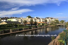 The Lawns and Dawlish Water, Dawlish town