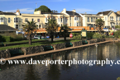 The Lawns and Dawlish Water, Dawlish town