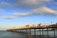 Sunset over Paignton Pier, Torbay