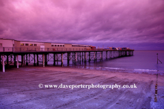 Sunset, Teignmouth Pier, Beach and Promenade