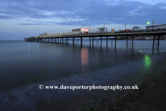 Sunset over Paignton Pier, Torbay