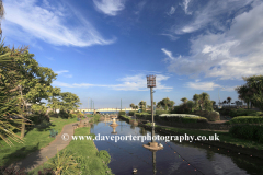 The Lawns and Dawlish Water, Dawlish town