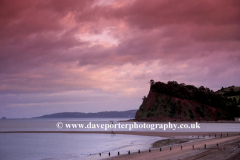 Dusk, Babbacombe Bay, Teignmouth