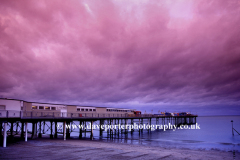 Sunset, Teignmouth Pier, Beach and Promenade