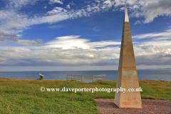 The Geoneedle on Orcombe Point, Jurassic coast