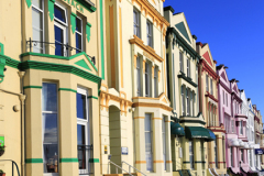 Colourful guesthouses, Paignton Esplanade