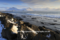 Sunrise, Akranes coast, Snaefellsnes Peninsula