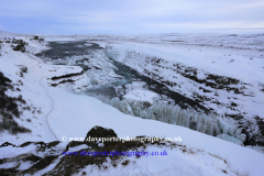 Winter, Gullfoss Waterfall, Pingvellir National Park