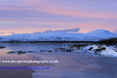 Sunset, Pingvallavatn lake, Pingvellir National Park