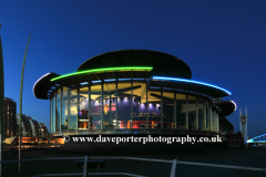 The Lowry Theatre, Pier 8, Salford Quays, Manchester, Lancashire, England, UK