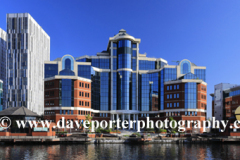 The Erie basin, Salford Quays, Manchester, Lancashire, England, UK