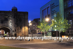 De Montfort University at night, Leicester