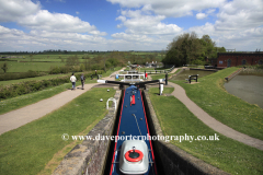 Foxton Locks on the Grand Union Canal