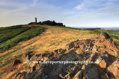 Summer landscape over Bradgate Park