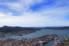 View over the Vagen harbour, Bergen