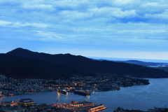 View of the waterfront and Vagen harbour, Bergen