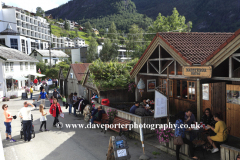 View of Geiranger town, Geirangerfjord