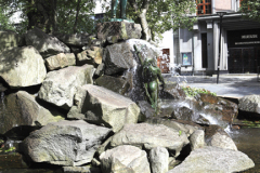 Water fountain dedicated to Ole Bull, City Park, Bergen