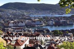 View over the Vagen harbour, Bergen