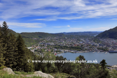 View over Store Lungegårdsvann, Bergen