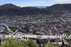 View of the waterfront and Vagen harbour, Bergen