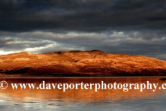 Sunset over Cruach Ardura, Loch Spelve, Mull