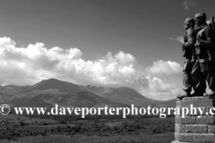 The Commando Memorial with Ben Nevis range