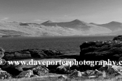 Frosty view through Loch Scridain; Isle of Mull