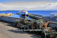 Ferry in the harbour, John O Groats