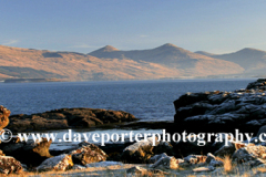 Frosty view through Loch Scridain; Isle of Mull