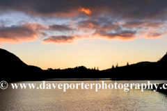 Dramatic Sunset over Loch Uisg, Isle of Mull