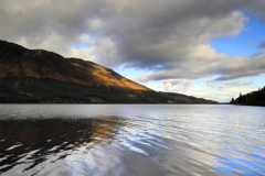 Autumn view over Loch Lochy, Lochaber