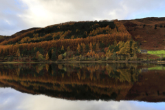 Autumn colours, Loch Lochy at Laggan locks