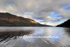 Autumn view over Loch Lochy, Lochaber